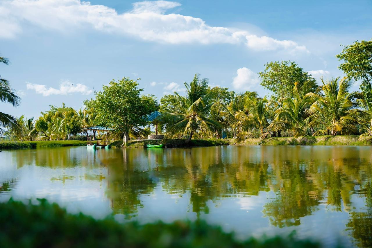 Lake panorama view near Ruhunu Maya Resort Hambantota