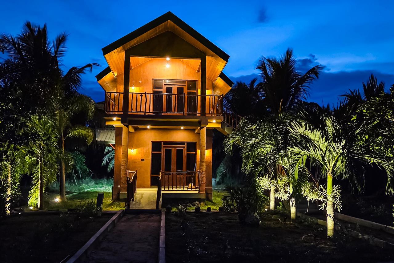 Villa Front Night